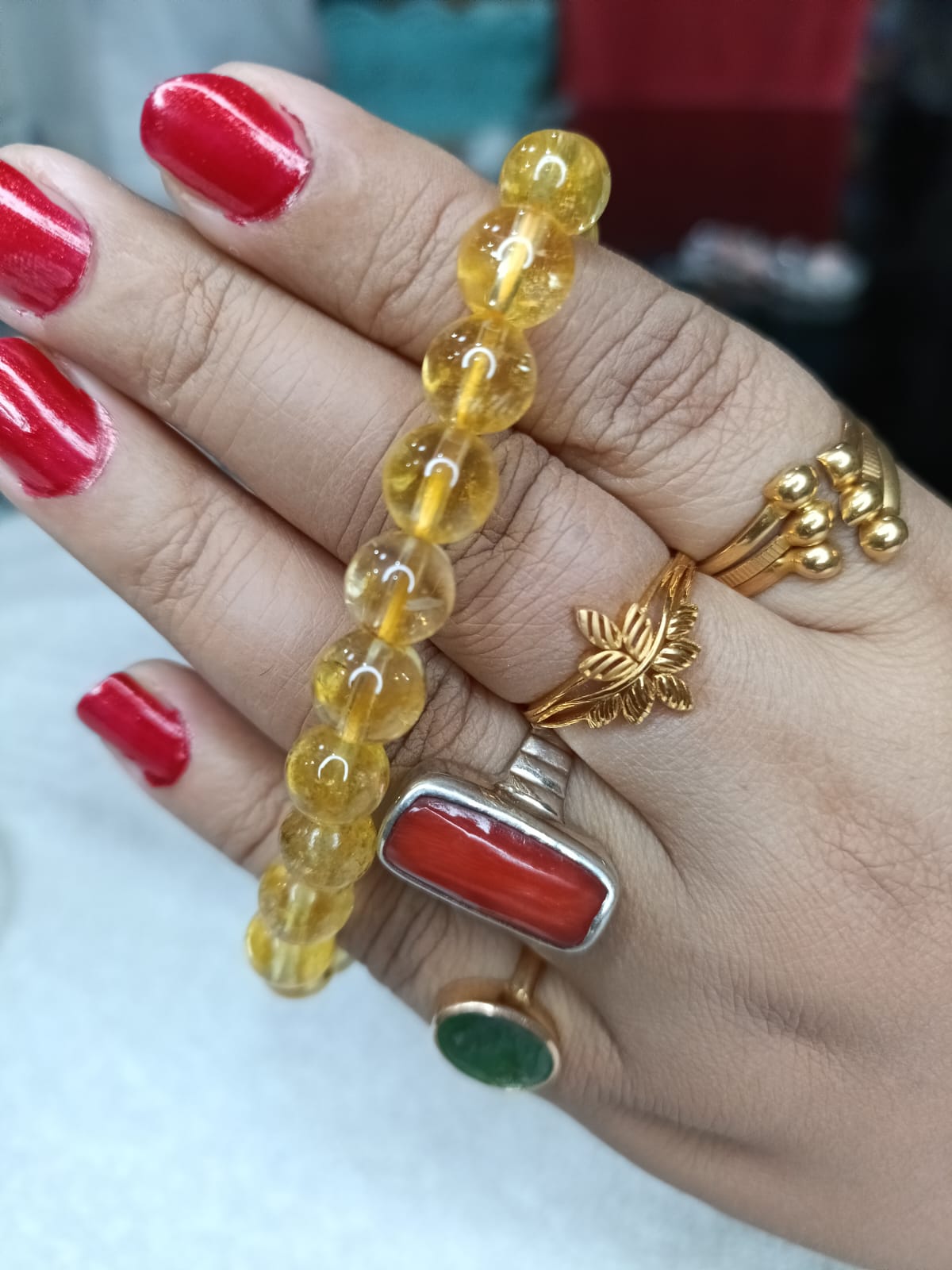 Citrine(8mm Size Bracelet)