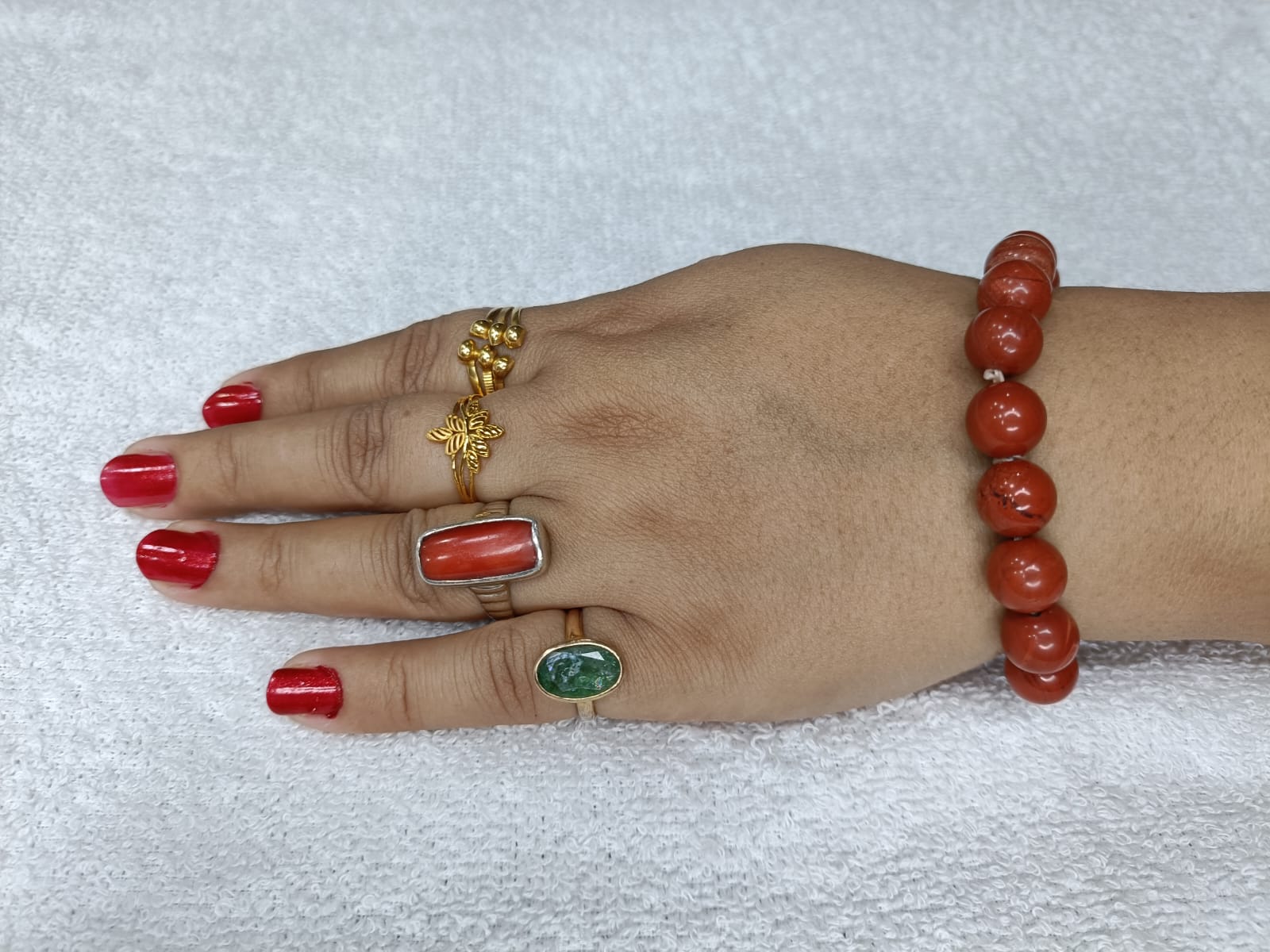 Red Jesper(10 mm size) Premium Quality Gallery